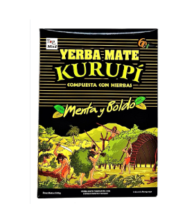 YERBA MATE KURUPI MENTA Y BOLDO