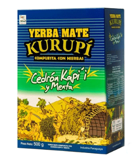 YERBA MATE KURUPI CEDRON Y MENTA