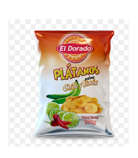 PLATANOS CON CHILE Y LIMON 100GR
