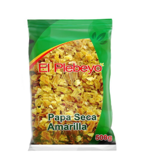 PAPA SECA AMARILLO EL PLEBEYO 500GR