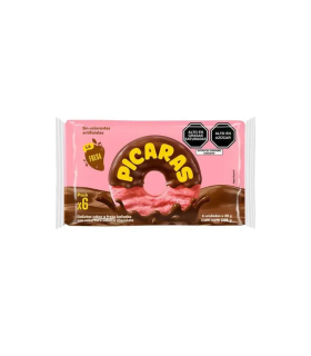 PICARAS FRESA X6 228G