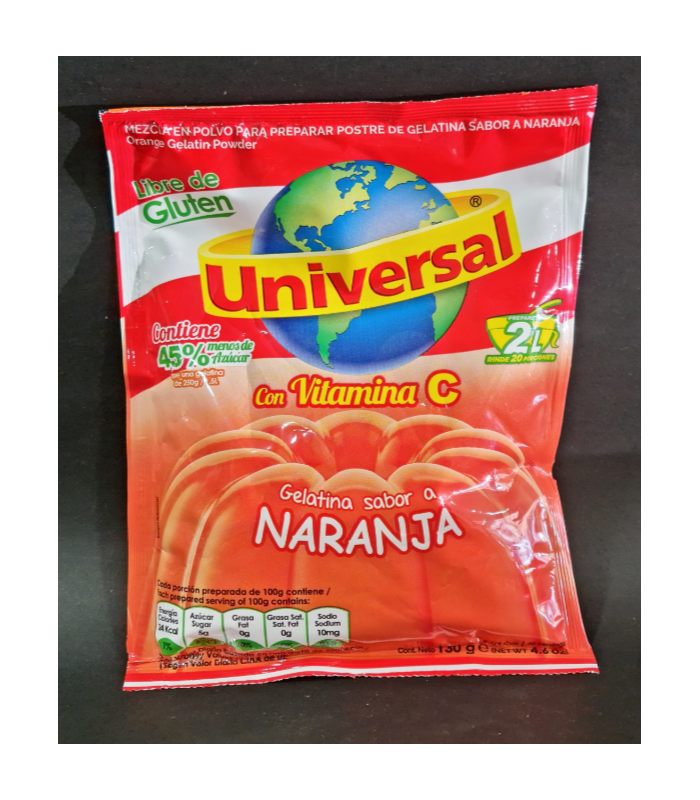 GELATINA NARANJA Universal