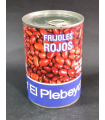 Frijol rojo plebeyo lata