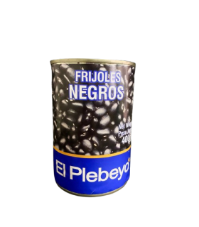 FRIJOLES NEGRO PLEBEYO 400GR